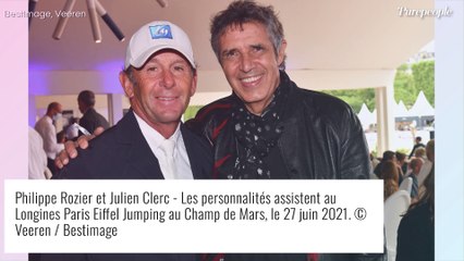 Julien Clerc en famille : rare sortie avec son jeune fils Léonard et sa fille Vanille