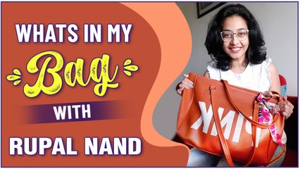 WHAT'S IN MY BAG ft. Rupal Nand | Shrimanta Gharachi Suun, Ananya | Sony Marathi