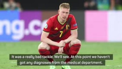 下载视频: Martinez laments 'really bad tackle' on injured De Bruyne