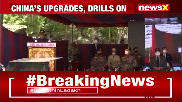 'India Never Initiates Attack First' Rajnath Singh's Address In Ladakh NewsX