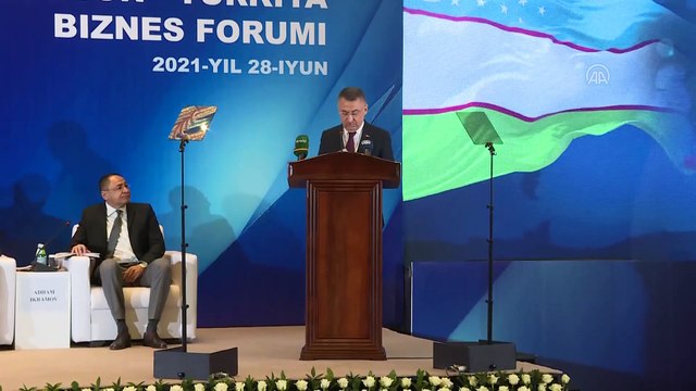 TAŞKENT - Cumhurbaşkanı Yardımcısı Oktay, “Türkiye-Özbekistan İş Forumu”na katıldı