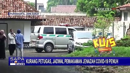 Kekurangan Petugas, Pemakaman Jenazah Covid-19 di Purwakarta Terpaksa Antre!