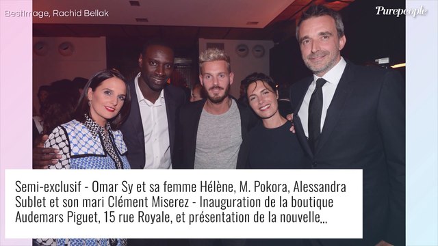 Omar Sy et M. Pokora : Soirée entre couples avec leurs épouses Hélène et Christina