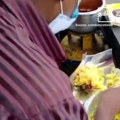 Tea Seller Feeding Foods To The Needy Amid Lockdown At Covai