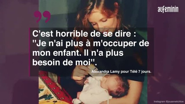 Alexandra Lamy se confie sur le syndrome du nid vide
