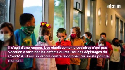 Covid-19 : une fausse lettre pour s'opposer au vaccin