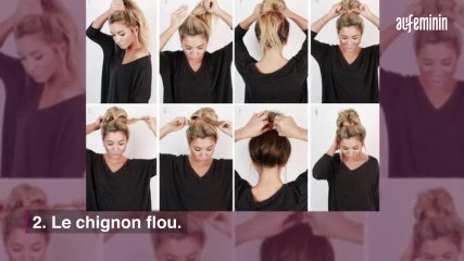 Le chignon facile, la coiffure qui a du style
