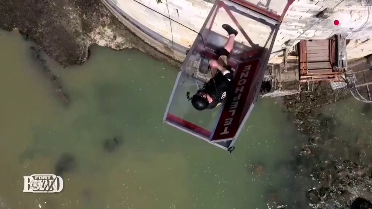 Fort Boyard 2021 : extrait de Bruno Guillon dans la Cabine vertigineuse (26 juin 2021)