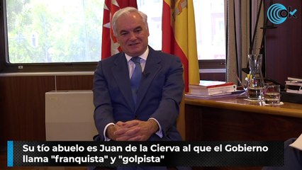 Miguel Garrido: "Condenan a mi tío abuelo Juan de la Cierva los que indultan a los sediciosos catalanes"