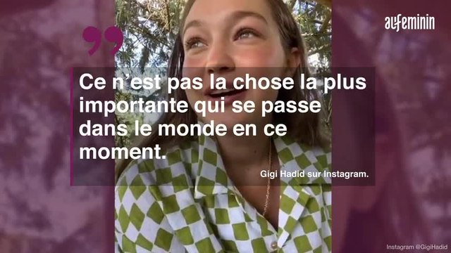 Gigi Hadid dévoile son baby bump pour la première fois
