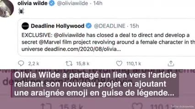 Marvel : Olivia Wilde va réaliser un film centré sur...