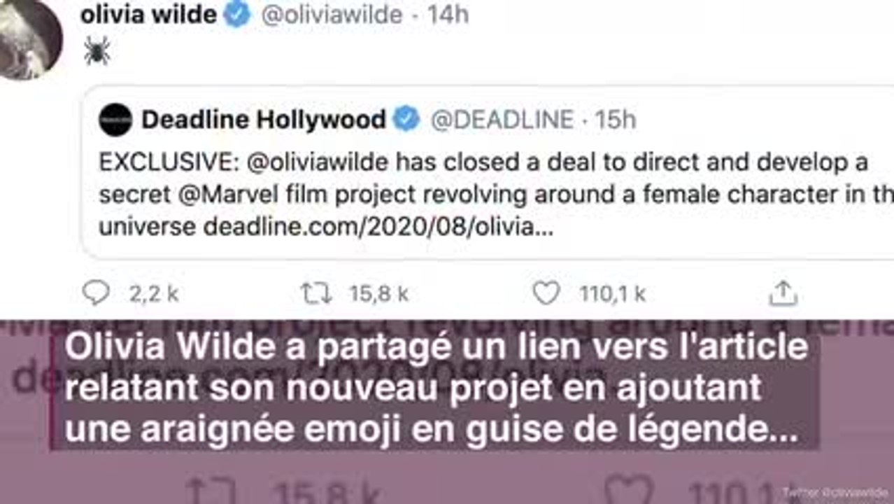 Marvel : Olivia Wilde va réaliser un film centré sur...