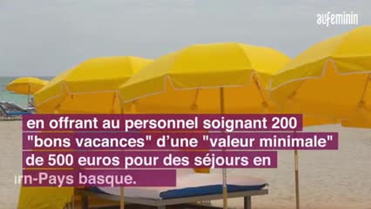 Des vacances offertes aux soignants