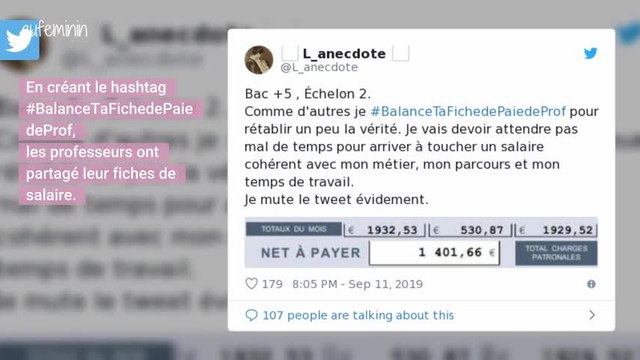 #BalanceTaFichedePaie, les professeurs dévoilent leur salaire sur Twitter pour pousser un coup de gueule