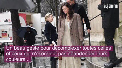 Katie Holmes affiche ses cheveux blancs