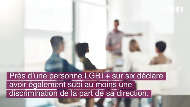 UN QUART DES PERSONNES LGBT+ ONT DÉJÀ ÉTÉ VICTIMES D'AGRESSIONS LGBTPHOBES AU TRAVAIL
