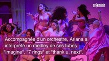 Aux Grammy Awards, Ariana Grande fait sensation dans une vraie robe de princesse