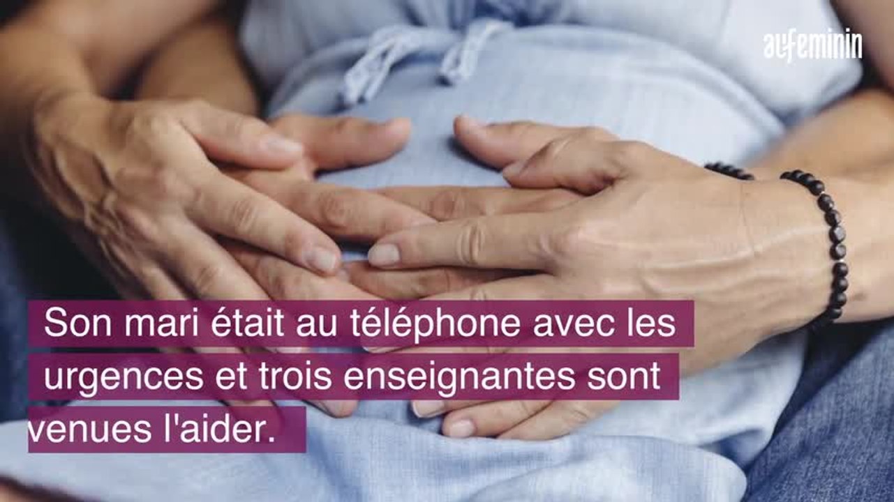 Une maman accouche dans une école primaire