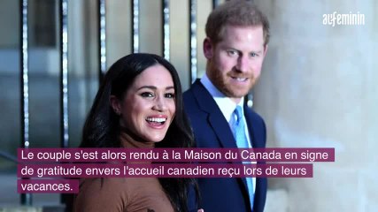 De retour à Londres, Meghan Markle fait sensation dans une jupe satinée