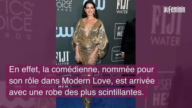 Anne Hathaway brille de mille feux aux Critics Choice Awards