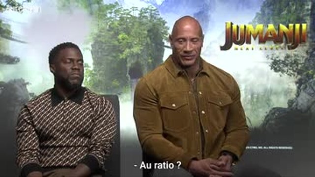 Les stars de Jumanji jouent à Qui Est Le Plus