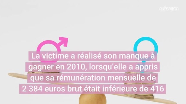 Une femme obtient 161.000 euros pour avoir été moins payée que ses collègues masculins