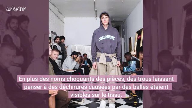 Une collection de vêtements inspirée de tueries de masse indigne les internautes