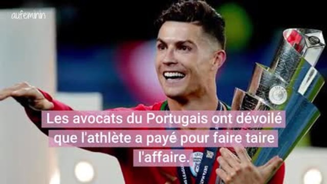 Cristiano Ronaldo admet avoir payé pour faire taire une jeune femme qui l'accusait de viol