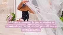 Une maman laisse son fils de deux ans mettre une robe à son mariage