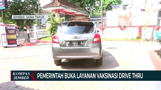 Cegah Kerumunan, Pemkab Jember Buka Layanan Vaksinasi Drive Thru di Puskesmas
