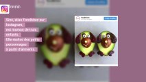 Cette maman géniale transforme les fruits et légumes en personnages adorables