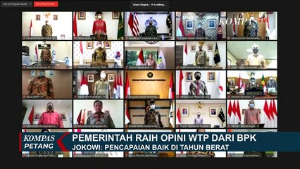 Jokowi Bersyukur Pemerintah Pusat Raih Opini WTP dari BPK 5 Tahun Berturut-turut