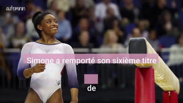 La gymnaste américaine Simone Biles effectue des figures encore jamais réalisées dans l'histoire