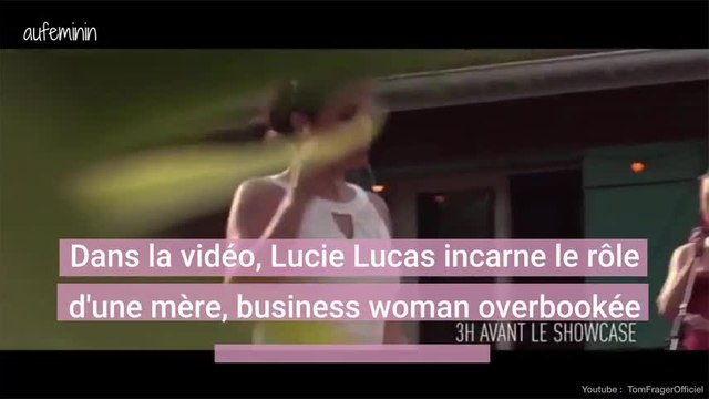Lucie Lucas, star d'un clip