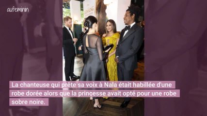 Meghan Markle et le prince Harry à l'avant-première du Roi Lion
