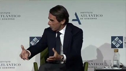 Aznar habla sobre la llegada del PSOE al poder