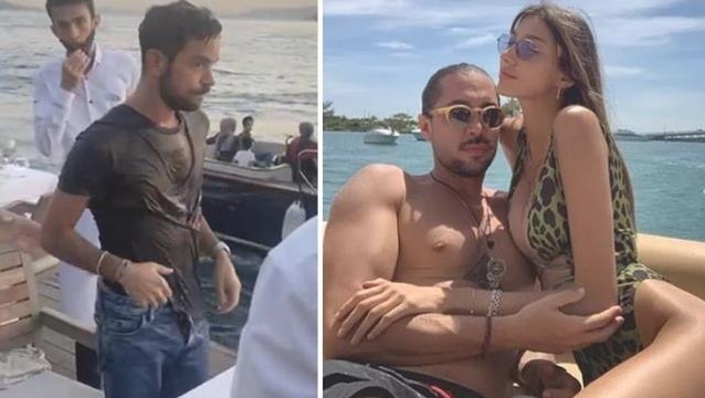 Sabancıların torunu Kerem Kamışlı'yı denize atan Marcus, öncesinde masalarına oturup selfie çekmiş