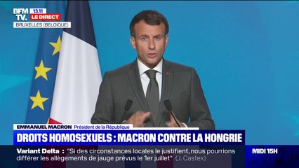 Loi homophobe en Hongrie: Emmanuel Macron dénonce une loi "totalement contraire à nos valeurs et à notre droit"