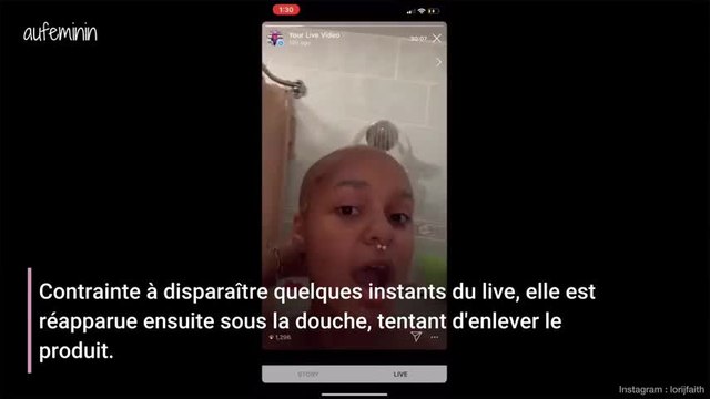 Elle décolore ses cheveux à la Javel et devient chauve en plein live Instagram