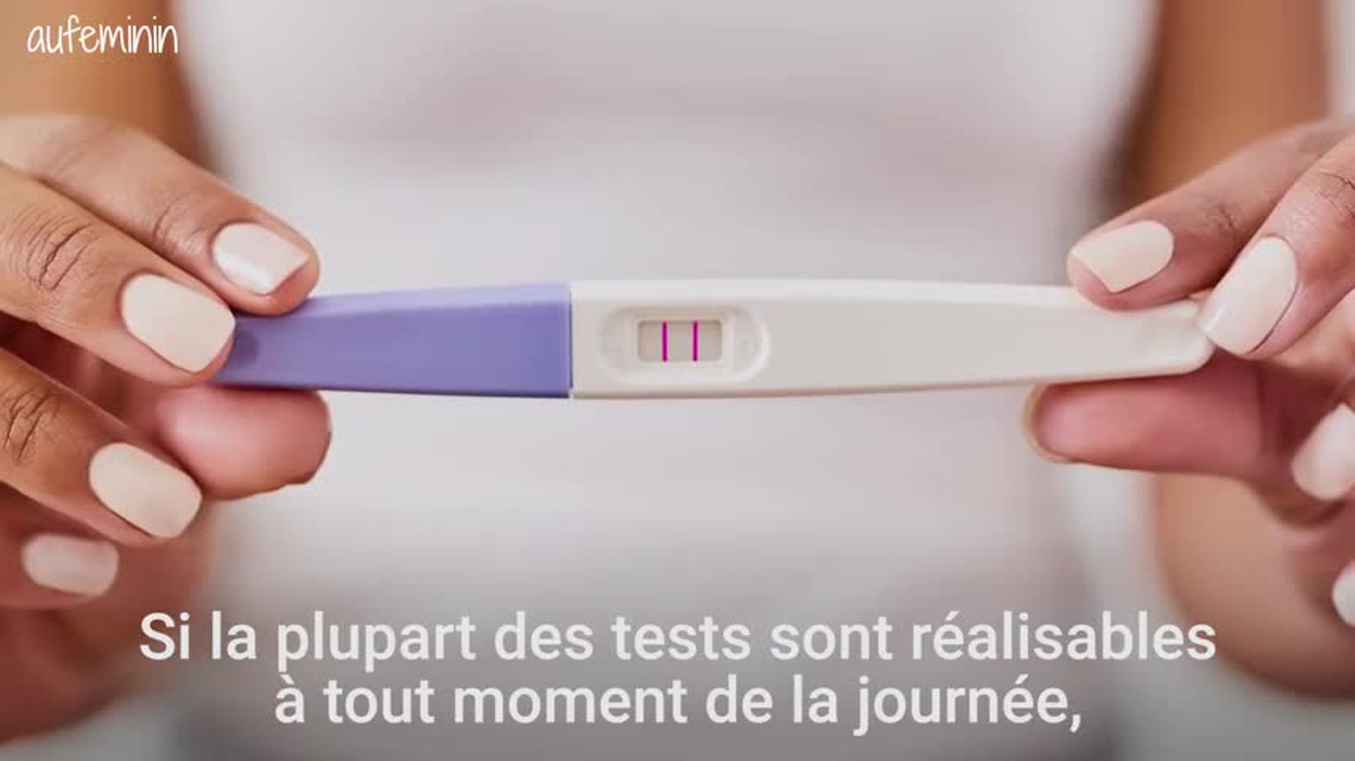 Quand et comment utiliser un test de grossesse - Vidéo Dailymotion