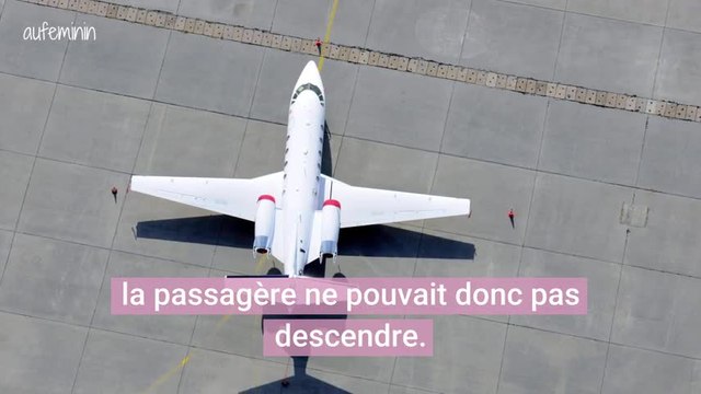 Elle se retrouve abandonnée dans un avion