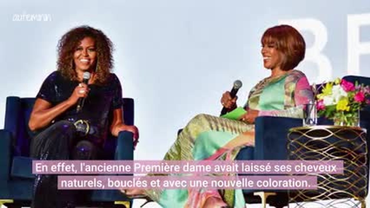 Michelle Obama fait sensation avec ses boucles au naturel !