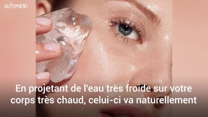 Non, prendre une douche bien froide quand il fait chaud n'est pas forcément une bonne idée