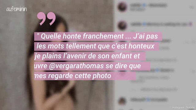 Enceinte, Nabilla pose en tenue d'Eve sous sa douche et choque les internautes (PHOTO)