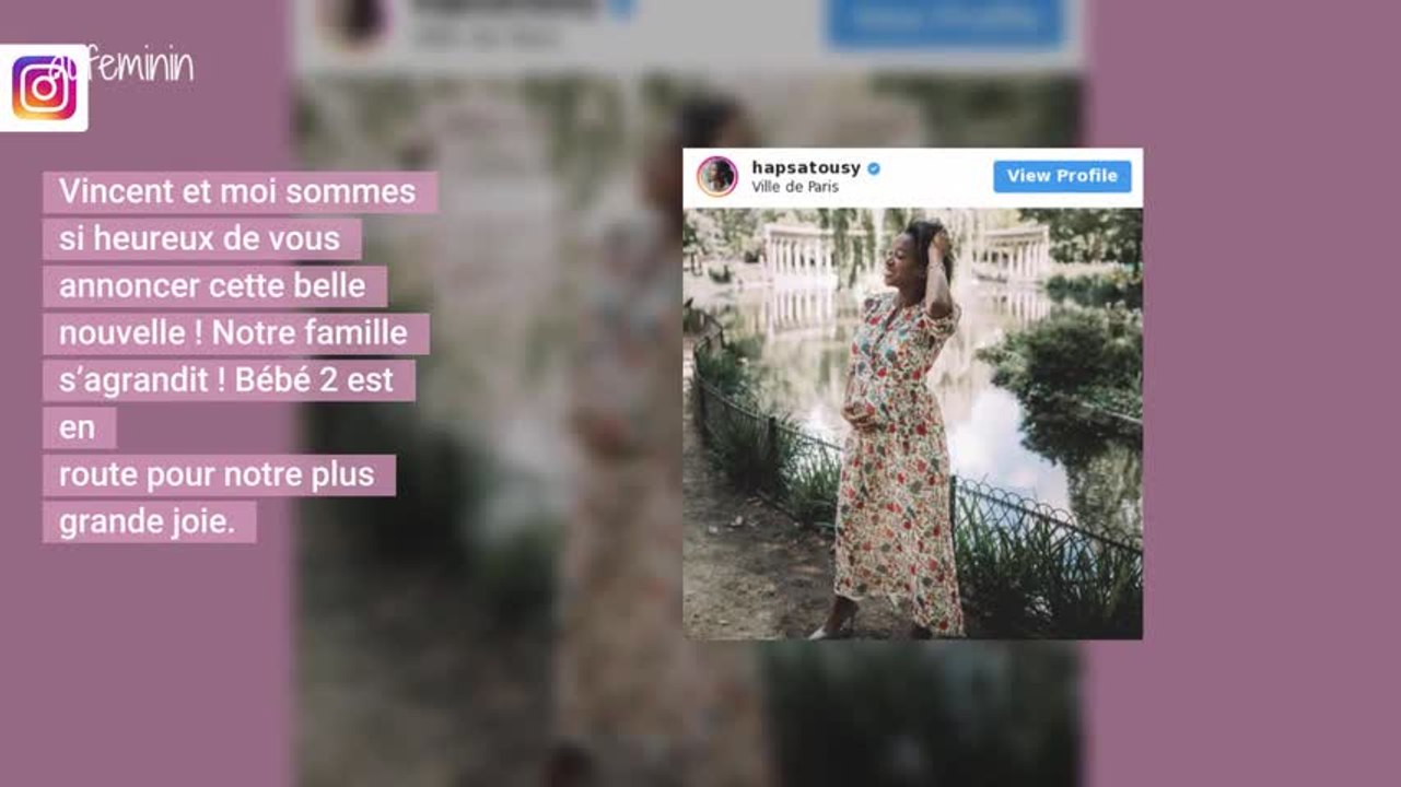 Hapsatou Sy et Vincent Cerutti attendent un heureux évènement