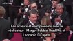 Leonardo Dicaprio et Brad Pitt aux côtés de Quentin Tarantino sur la Croisette