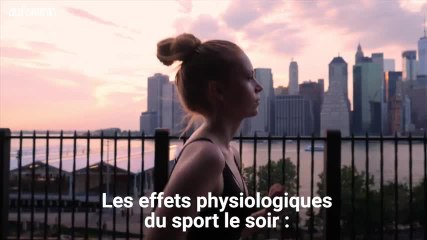 Meilleur moment pour faire du sport