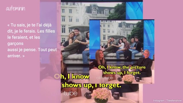 La série Friends pourrait-elle revenir Jennifer Anniston sème le doute