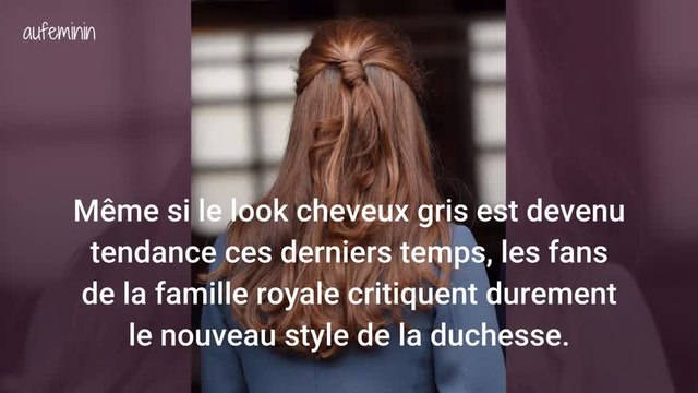 Les cheveux blancs de Kate Middelton font polémique.