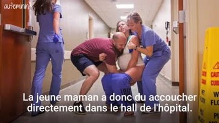 maman accouche hall hôpital